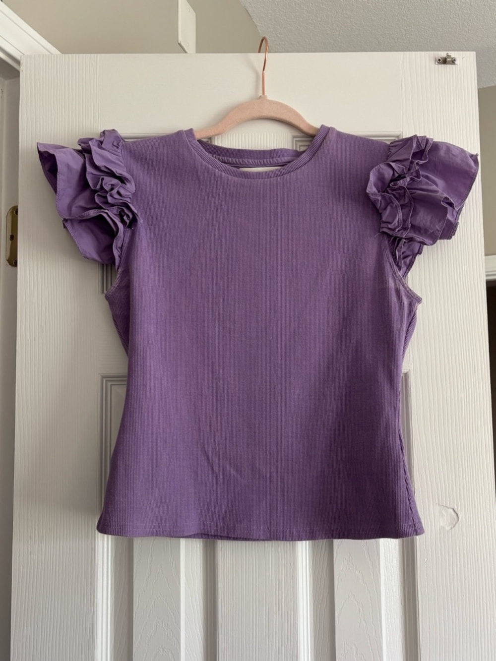 Purple Anthropologie Top